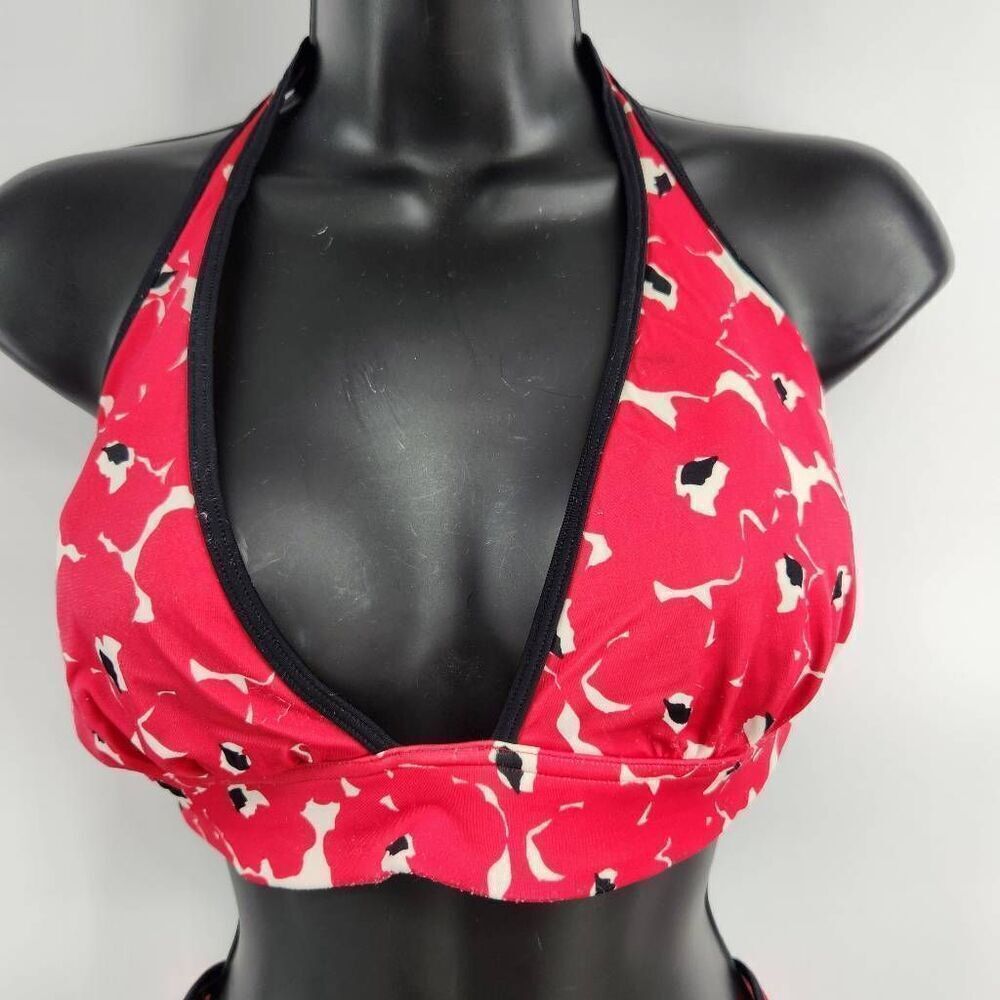 Victoria's Secret 2 Piece Halter Top (XL) Bikini Bottom (S) Tied - Picture 4 of 7